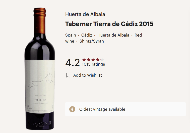 HUERTA DE ALBA TABERNER 2015 15%